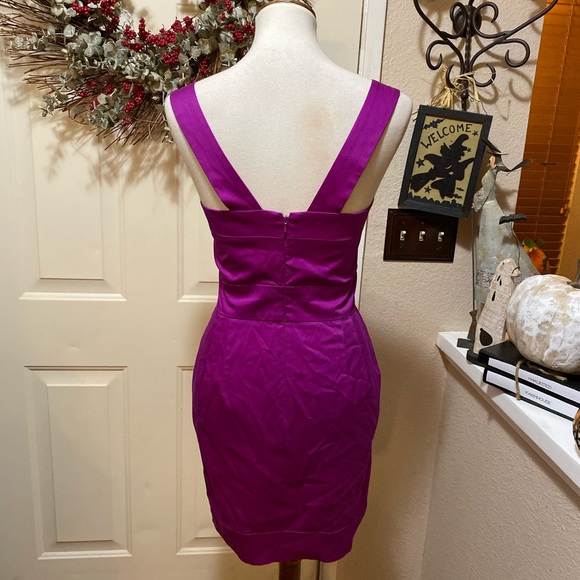 Beautiful Purple French Connection Midi Dress - Picture 6 of 8